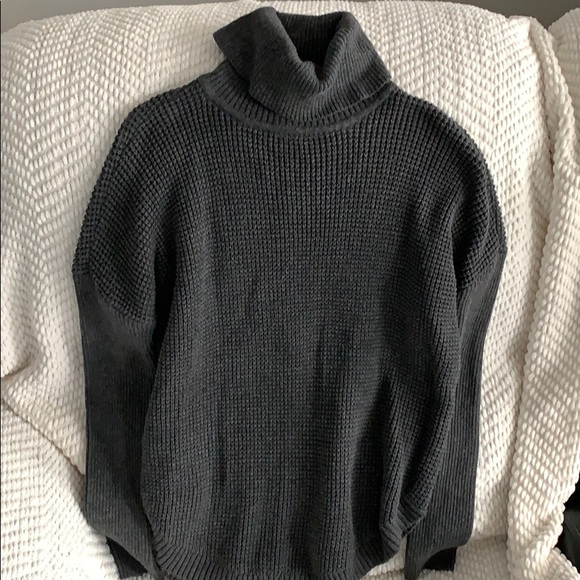 Michael Kors Gray Turtleneck Sweater 
